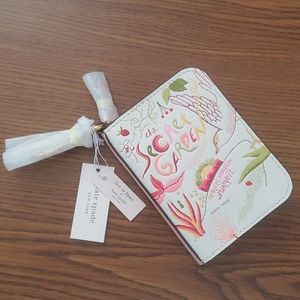 Kate Spade Secret Garden Coin Purse or Key Fob Holder